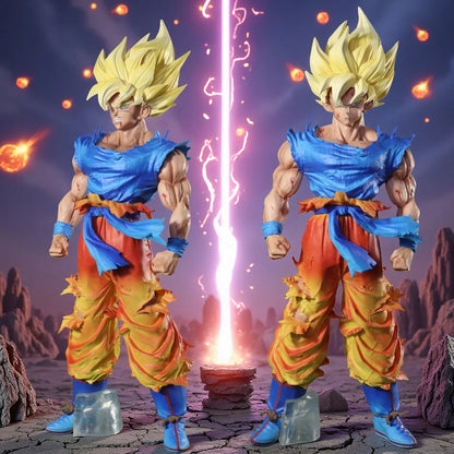 27cm Double headed in Dragon Ball Z Son Goku Figure Super Saiyan Son Goku Action Figures Pvc Statue Collection Model Gift Toys