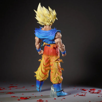 27cm Double headed in Dragon Ball Z Son Goku Figure Super Saiyan Son Goku Action Figures Pvc Statue Collection Model Gift Toys