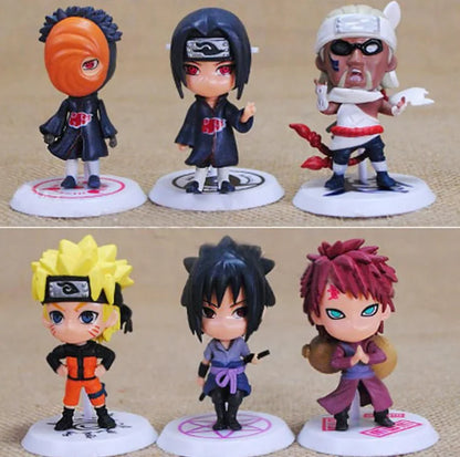Naruto Figures - Gaara, Naruto, Sasuke, Itachi Collectibles